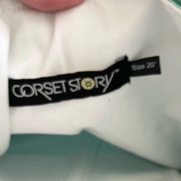 CORSET STORY NWT Tropical Mesh Panel Corset Dress Romantic Feminine Victorian - Picture 7 of 16